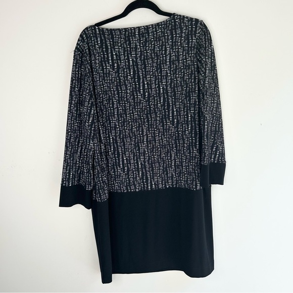 Windsmoor Women's Midi Dress Long sleeve Print Black Size 16 Business casual - Picture 6 of 12